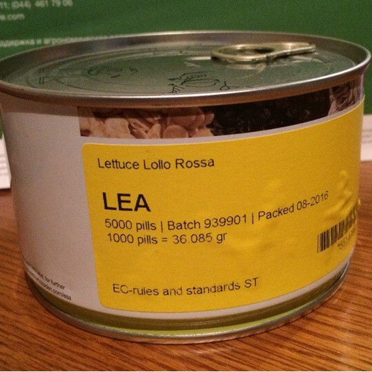 Лея, Lea - насіння салату Лолло Росса, 5 000 насінин, Enza Zaden