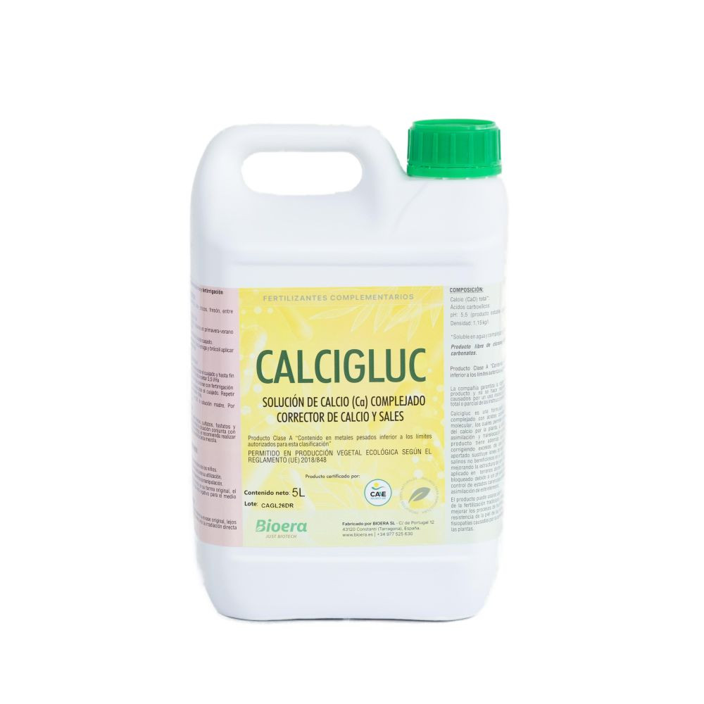 Кальциглюк, CALCIGLUC - коректор засолення грунту, 5 л, Bioera