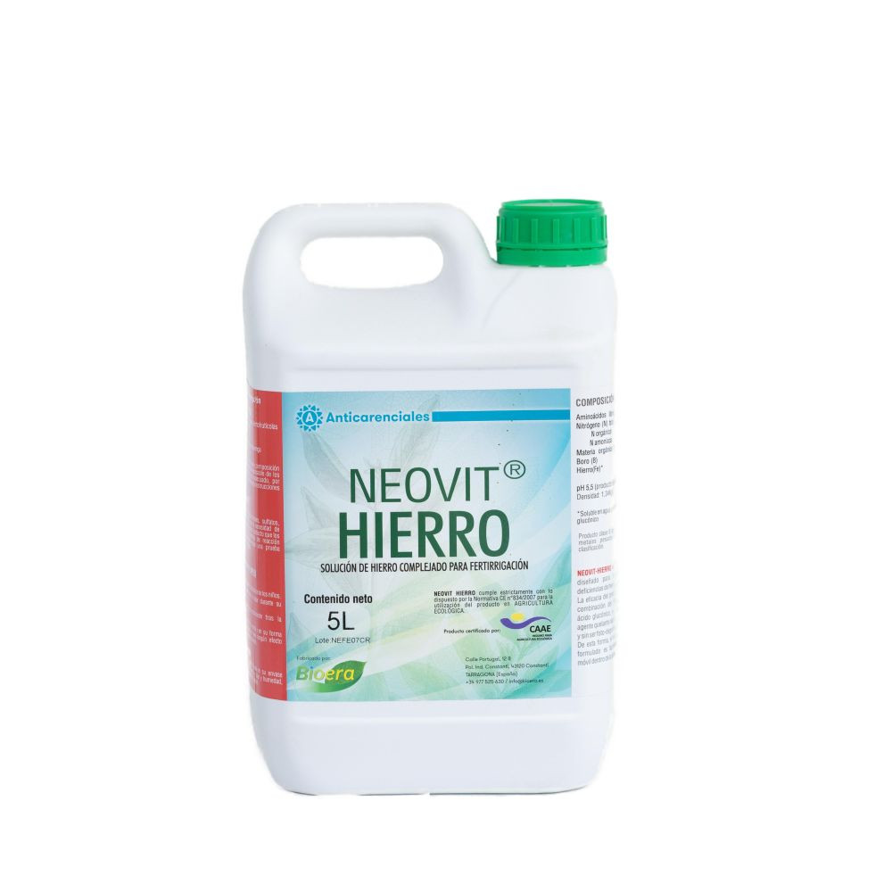 Неовіт Хієро, NEOVIT HIERRO - коректор живлення, 5 л, Bioera