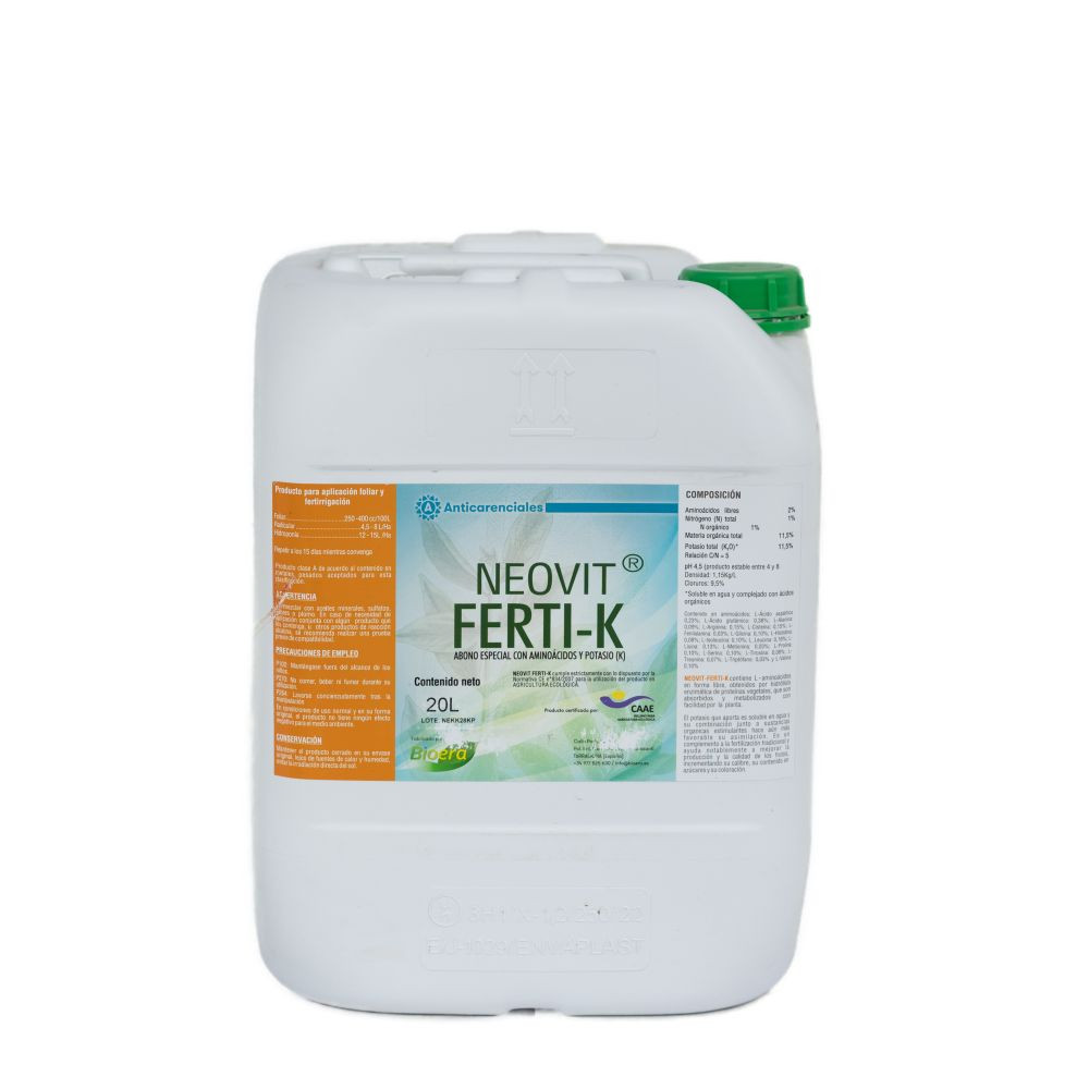 Неовіт Ферті-К, NEOVIT FERTI-K - коректор дифіциту живлення, 20 л, Bioera