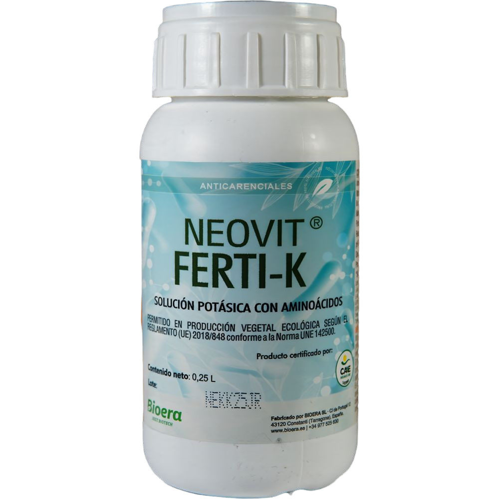 Неовіт Ферті-К, NEOVIT FERTI-K - коректор живлення, 0,25 л, Bioera